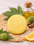 Champú sólido Pomelo Marino — Betaína y sal marina para cabello graso 65 g | Salitre y Oliva