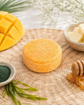 Champú sólido Luz Fija — Cuidado del color. 55 g | Salitre y Oliva