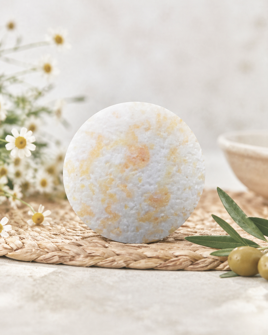 Limpiador facial sólido Sol Dorado — Piel morena y luminosidad. 60 g | Salitre y Oliva