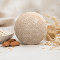 Champú sólido Avena & Almendra — Rizo suave y definido 65 g | Salitre y Oliva