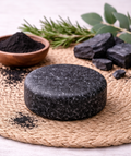 Champú sólido Carbón Activo — Limpieza purificante para cabello y barba 65 g | Salitre y Oliva