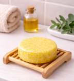 Champú sólido Calma Sensible — Lavado suave. 55 g | Salitre y Oliva