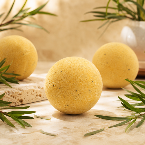 Bola de baño con aroma a árbol del té