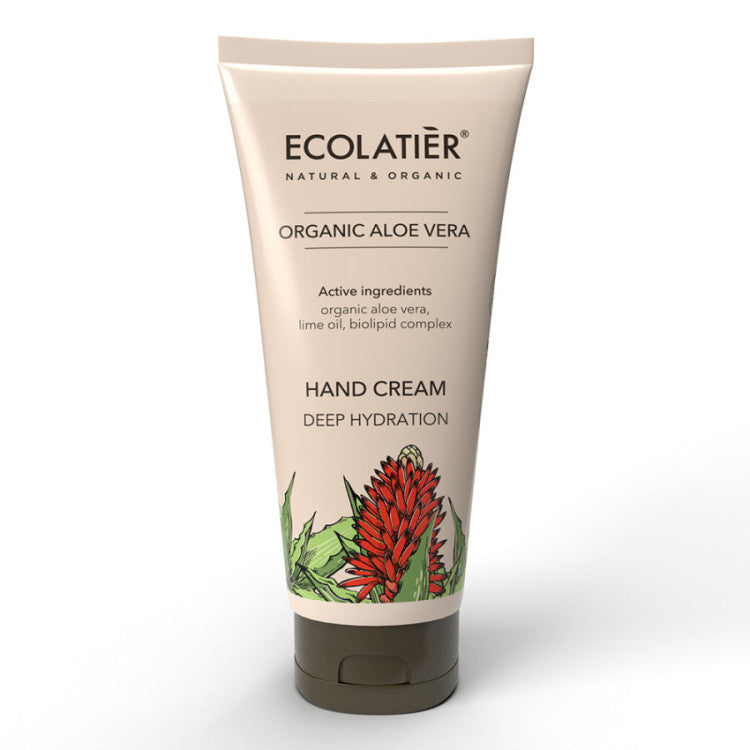 CREMA DE MANOS HIDRATACIÓN PROFUNDA ALOE VERA ECOLÓGICO 100 ML ECOLATIER