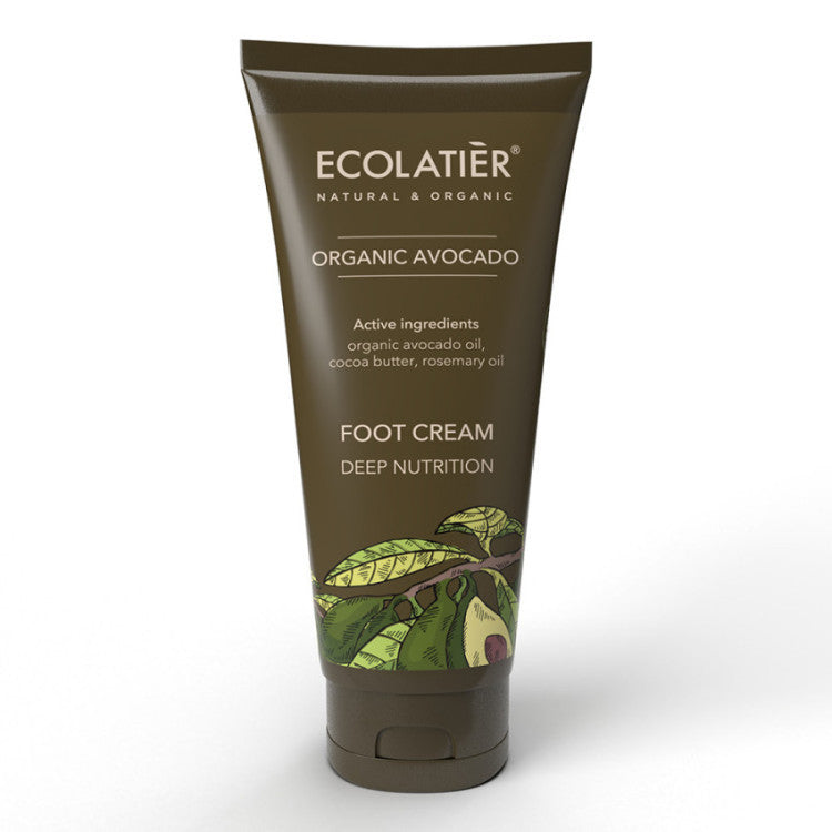 CREMA DE PIES NUTRICIÓN PROFUNDA AGUACATE ECOLÓGICO 100 ML ECOLATIER