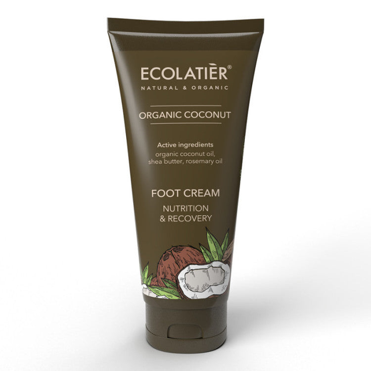 CREMA PARA PIES NUTRICIÓN Y RECUPERACIÓN COCO ECOLÓGICO 100 ML ECOLATIER