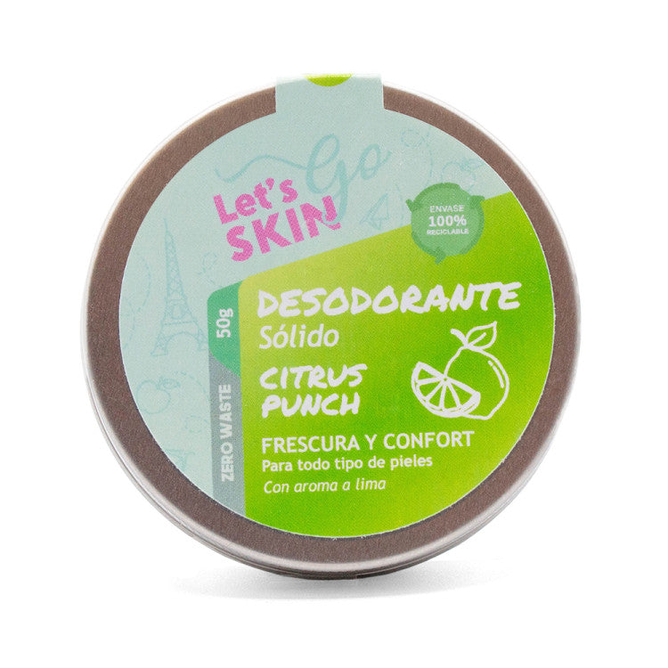 DESODORANTE SÓLIDO LIMA 50 GR LET'S GO SKIN