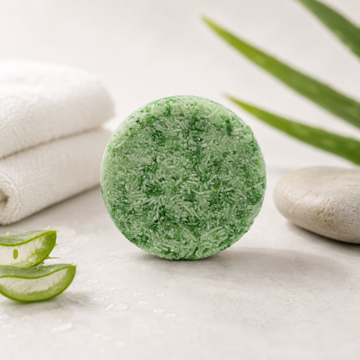Espuma de depilación sólida con aloe vera — Calma e hidratación. 90 g