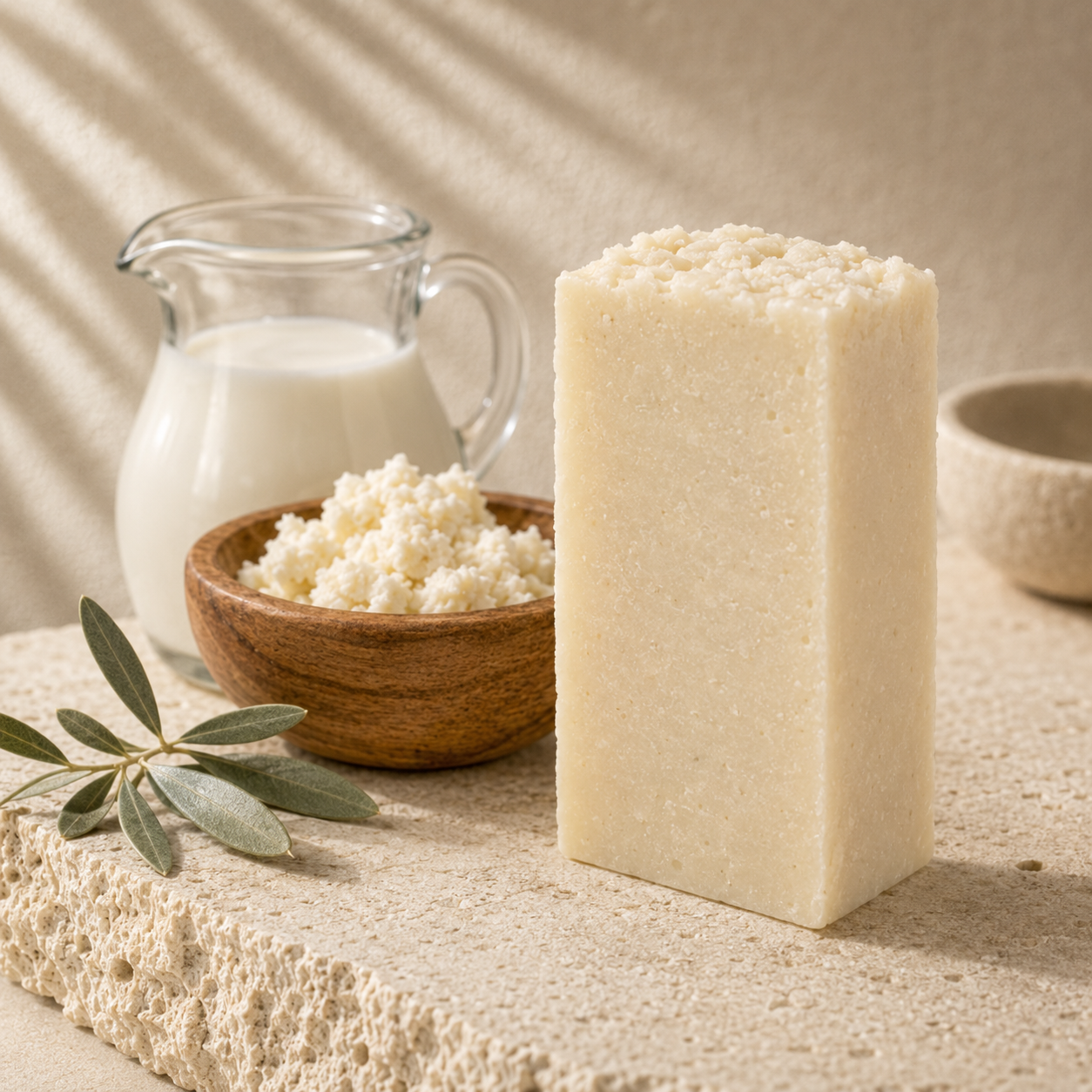 Jabón de leche de cabra — Suavidad cremosa. 100 g
