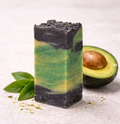 Pastilla de jabón artesano natural con aguacate